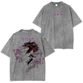 Demon Slayer: T-shirt/Col ras du cou/Sweat à capuche délavé vintage Kamado Tanjiro