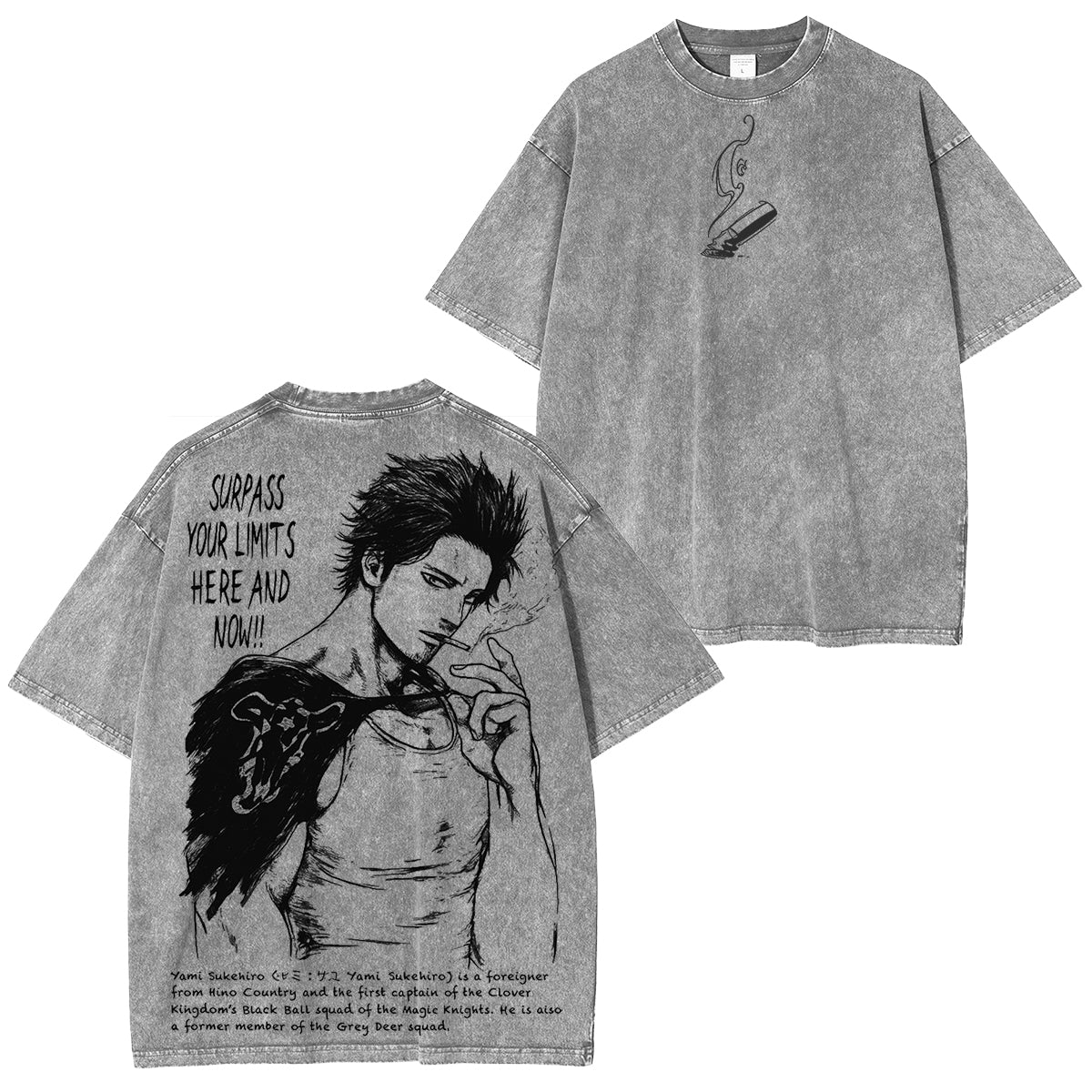Yamisukehiro Black Clover Anime T-Shirt