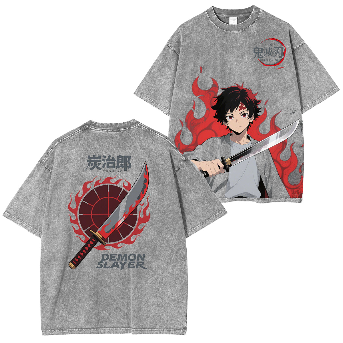 Camisa de anime de Tanjiro Kamado, Demonslayer