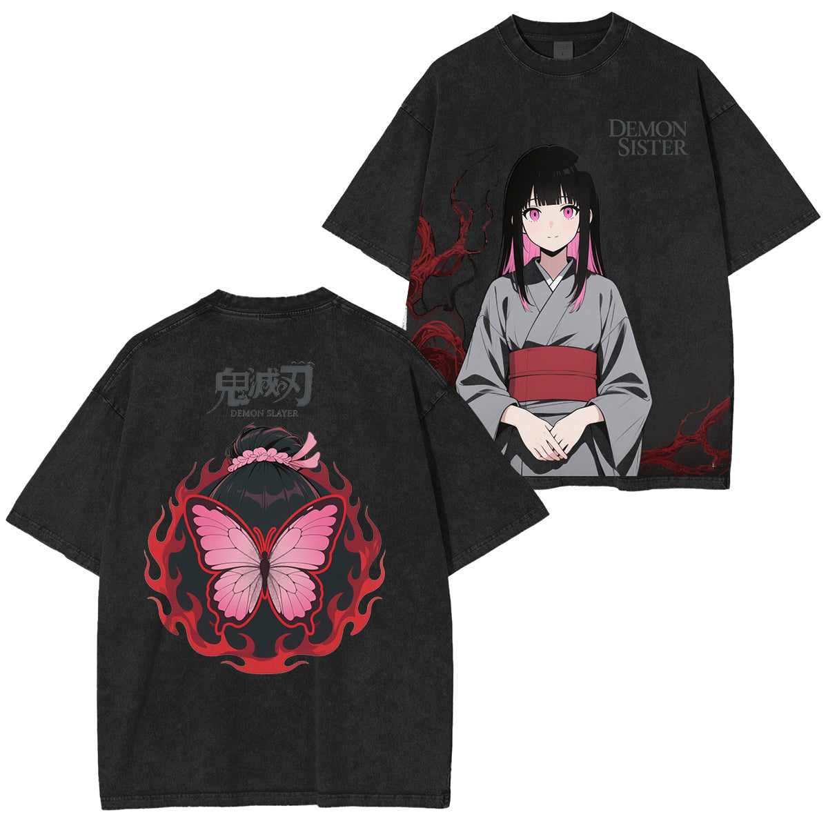 Camiseta de anime de Demon Slayer de Nezuko Kamado