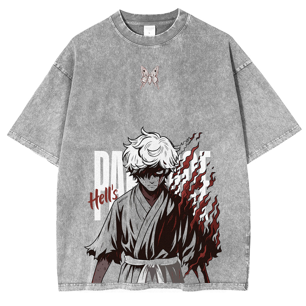 Zenitsa,Demon Slayer Unisex Washed T-Shirt