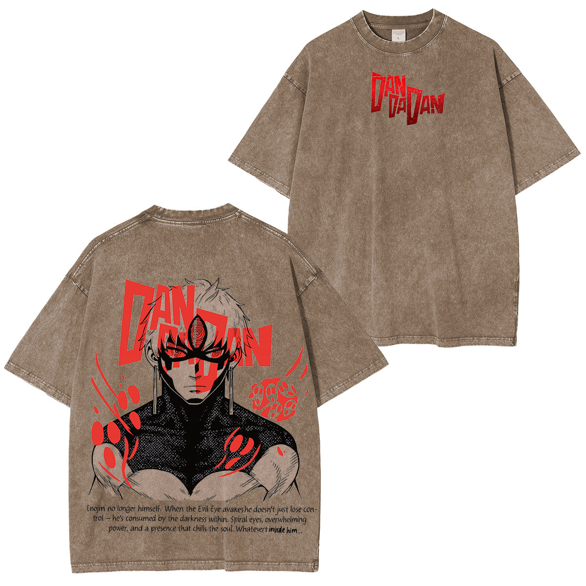 Camiseta lavada unisex Dandadan