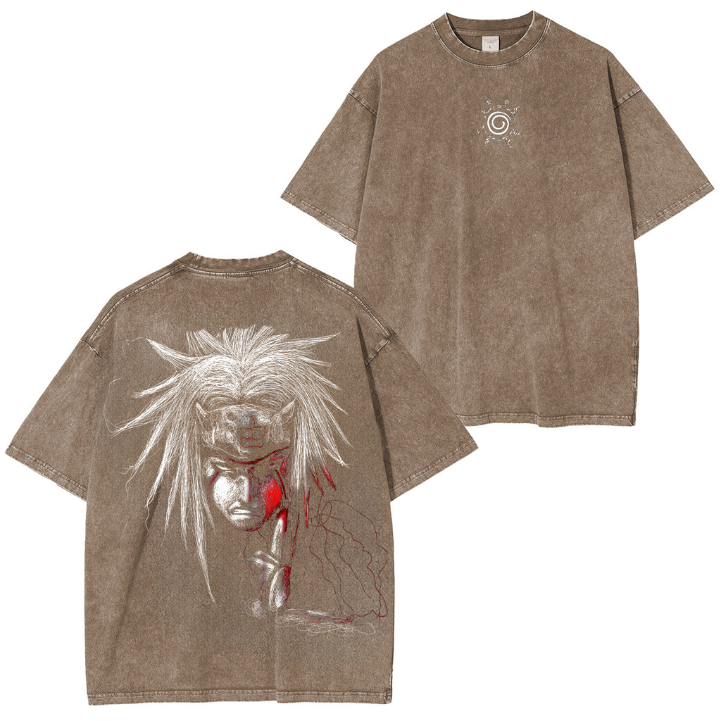 Naruto Vintage Unisex Washed T-Shirt