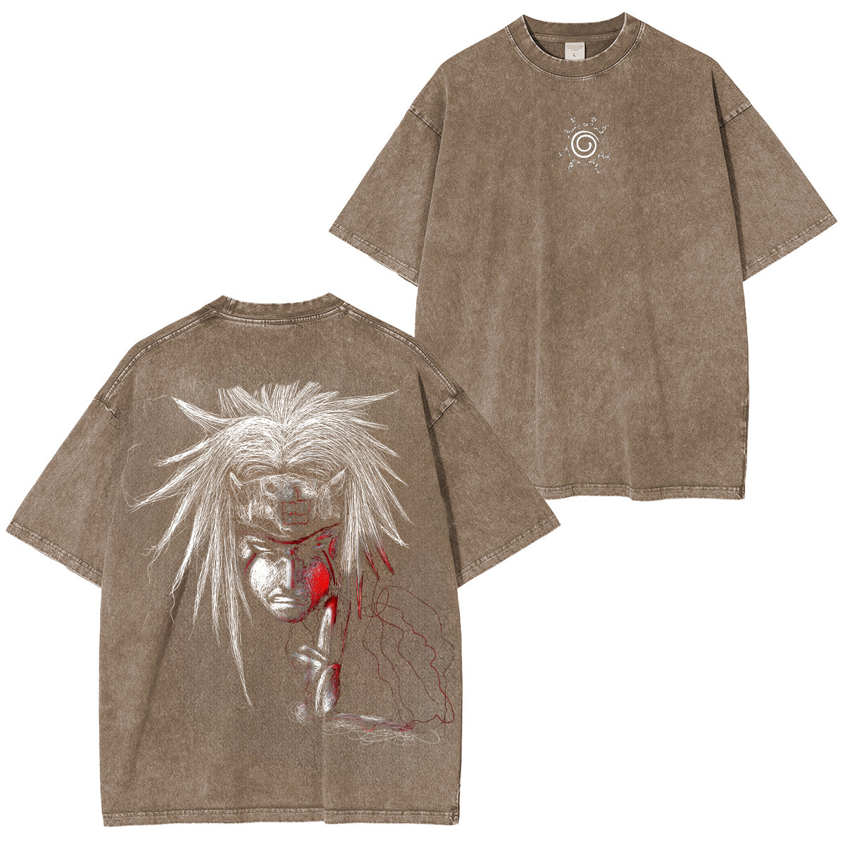Naruto Vintage Unisex Washed T-Shirt