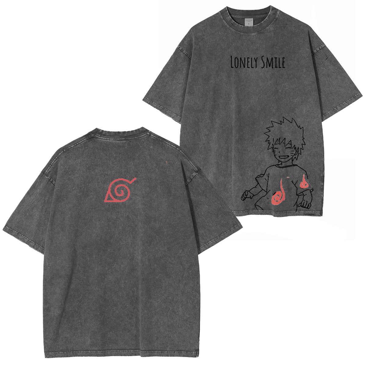 Naruto Vintage Oversize Tee