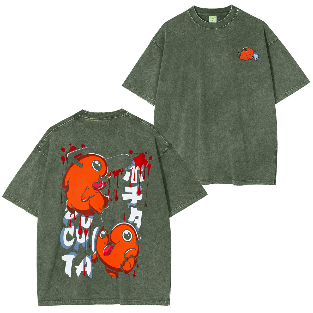 Camiseta vintage de Chainsaw Man