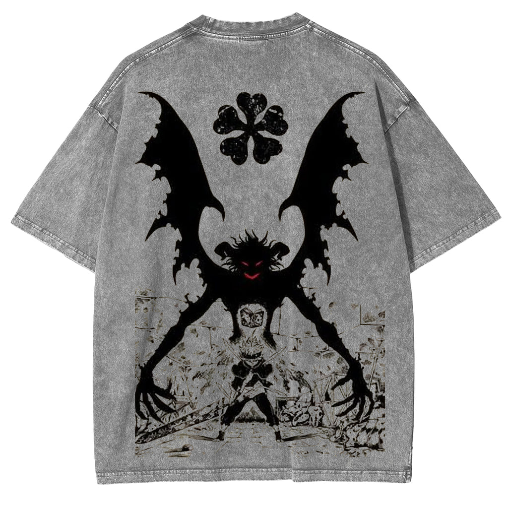 Black Clover Streetwear Inspired Anime T-Shirt