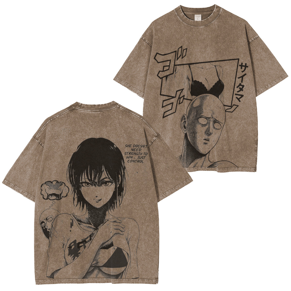 Saitama Fubuki onepunchmanseason3 Camiseta/Sudadera/Sudadera con capucha Lavada Vintage