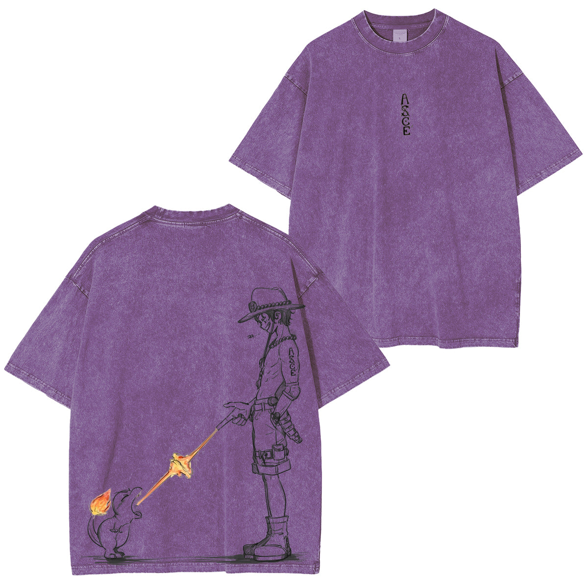 Funny One Piece Vintage Washed T-shirt/Crewneck/Hoodie