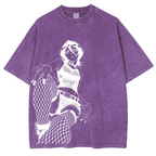 BLEACH-Camiseta vintage de los 90 de Rukia Kuchiki