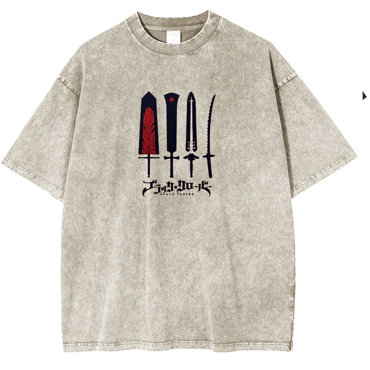 Black Clover Asta Washed Unisex T-shirt