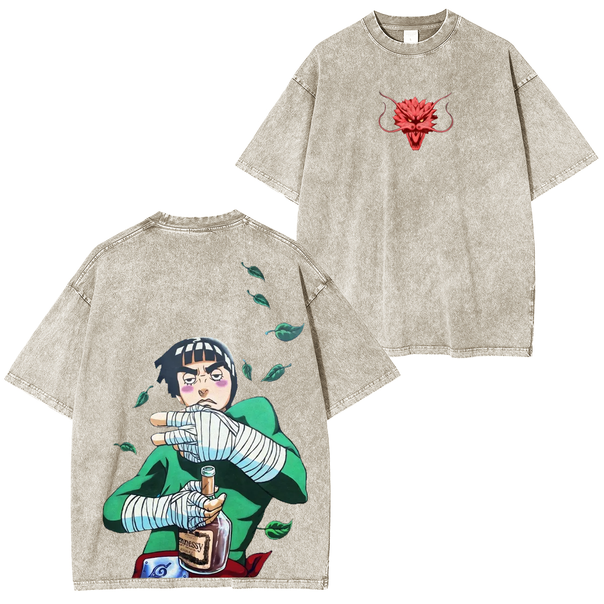Might Guy - Naruto Anime Double T-Shirt