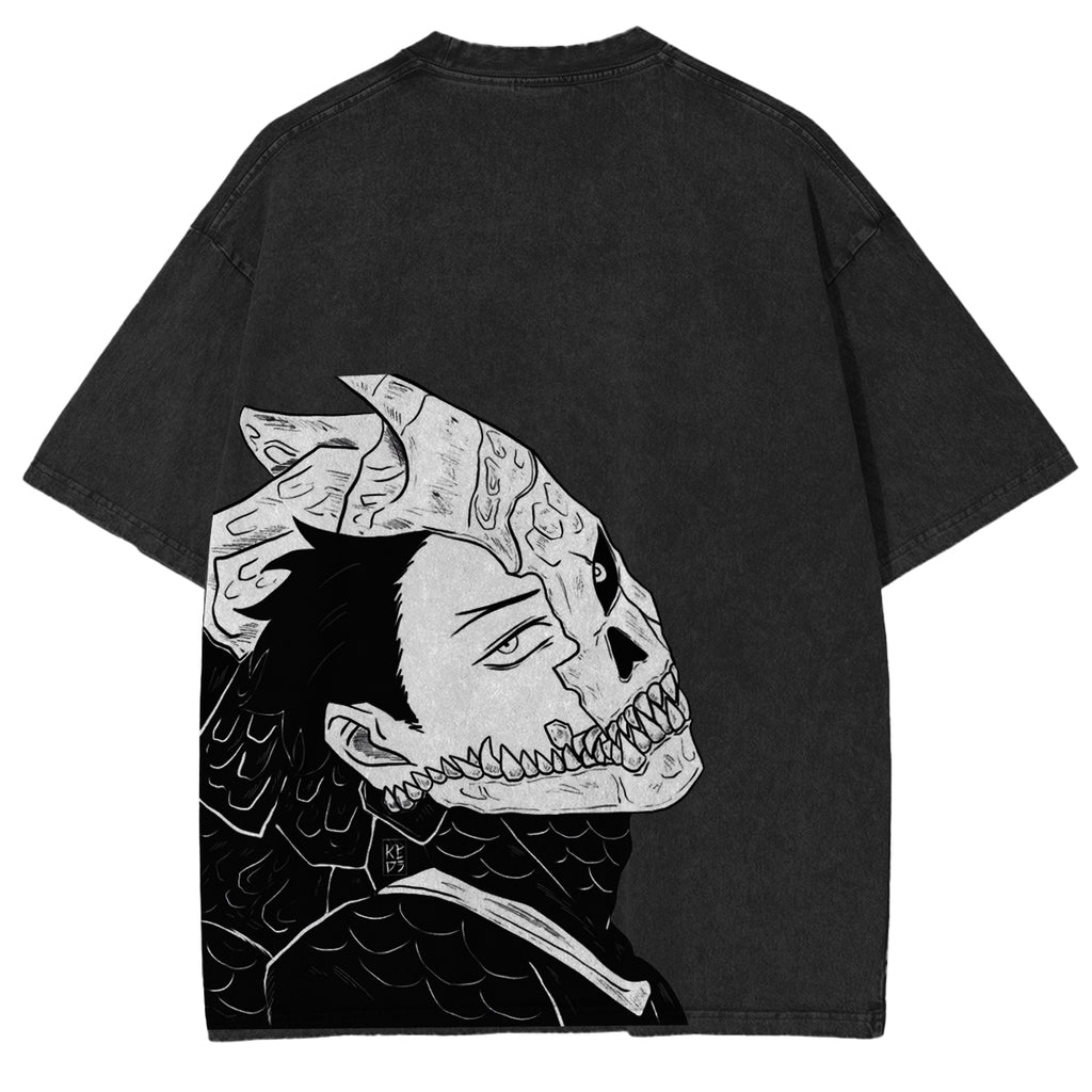 Kaiju No. 8 Camiseta Anime con Lavado Ácido