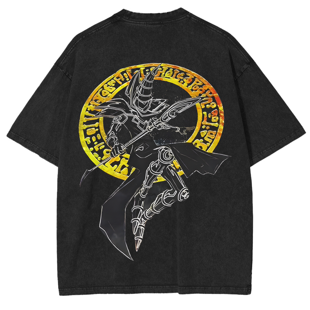 Camiseta unisex vintage lavada "Dark Magician" Yu-Gi-Oh!
