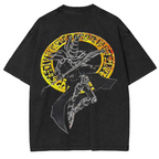 Camiseta unisex vintage lavada "Dark Magician" Yu-Gi-Oh!