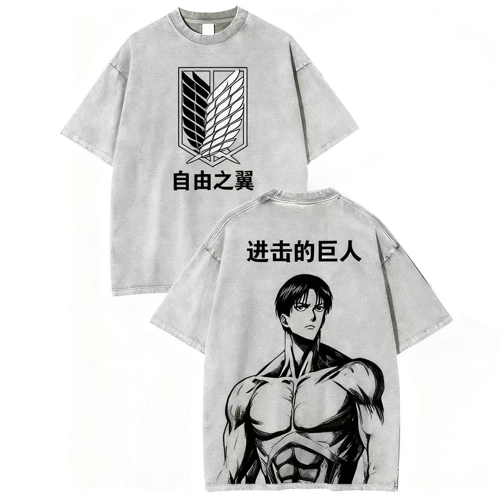 Camiseta vintage de Attack on Titan