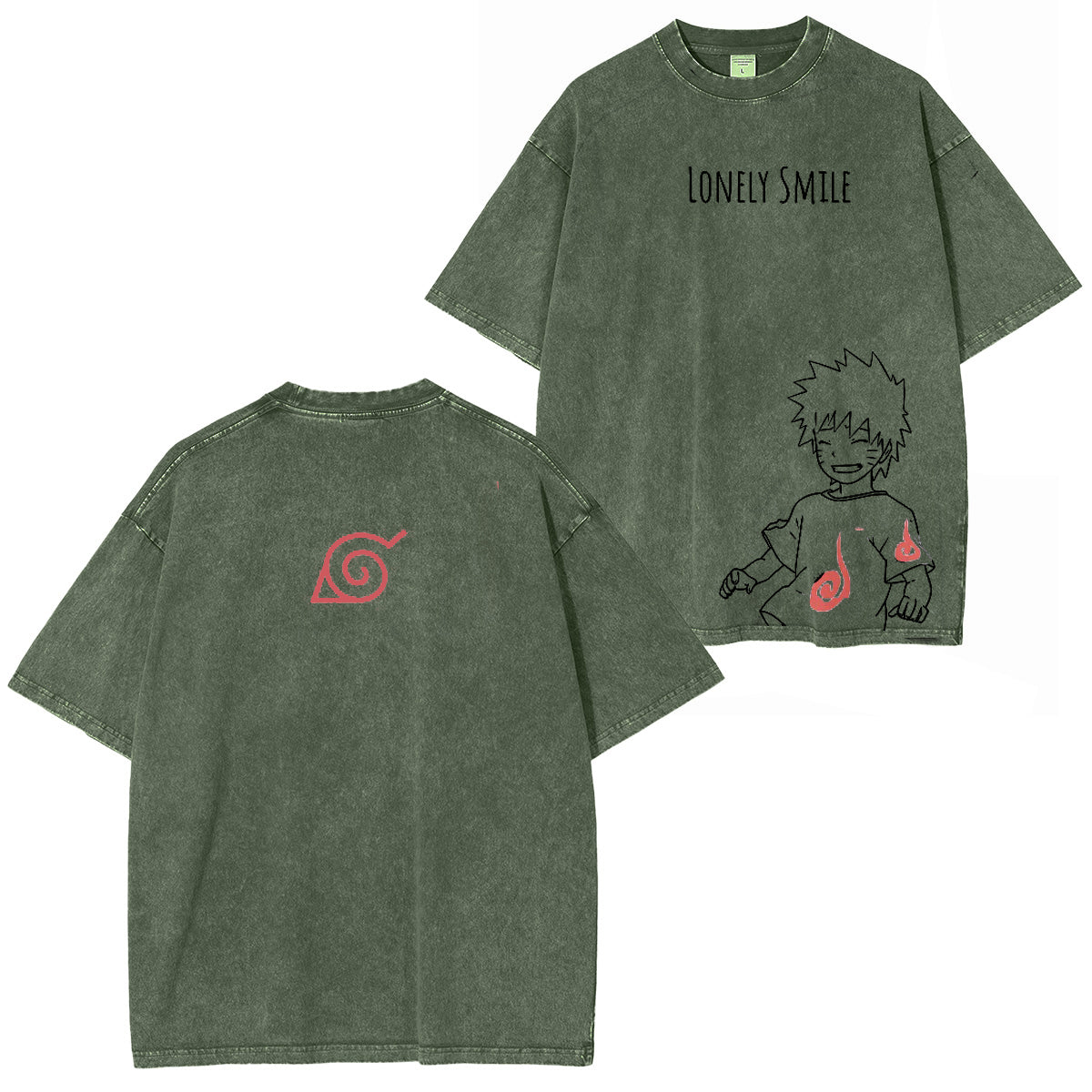 Naruto Vintage Oversize Tee
