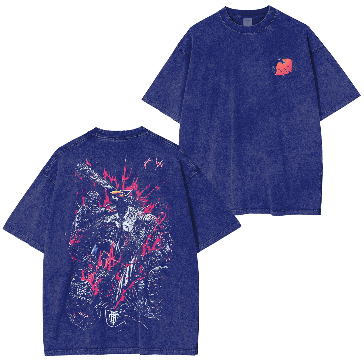 Camiseta Lavada Unisex Chainsaw Man