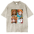 Camiseta/Sudadera/Sudadera con capucha One Piece Vintage Lavada de LUFFY de ACCIÓN REAL