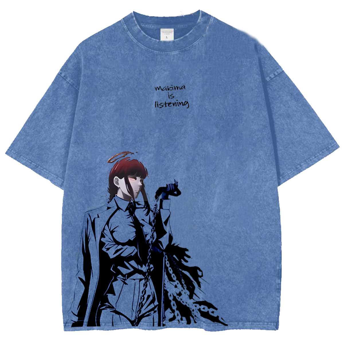 Camiseta con retrato de Makima de Chainsaw Man
