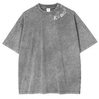 Camiseta de anime vintage lavada Senku Ishigami