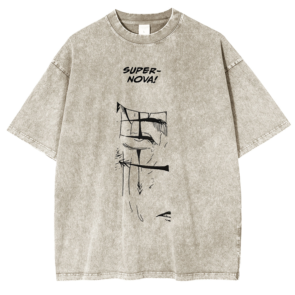 Jujutsu Kaisen Choso - Camiseta Unisex Vintage Lavada con Estampado de Anime JJK Cursed Womb
