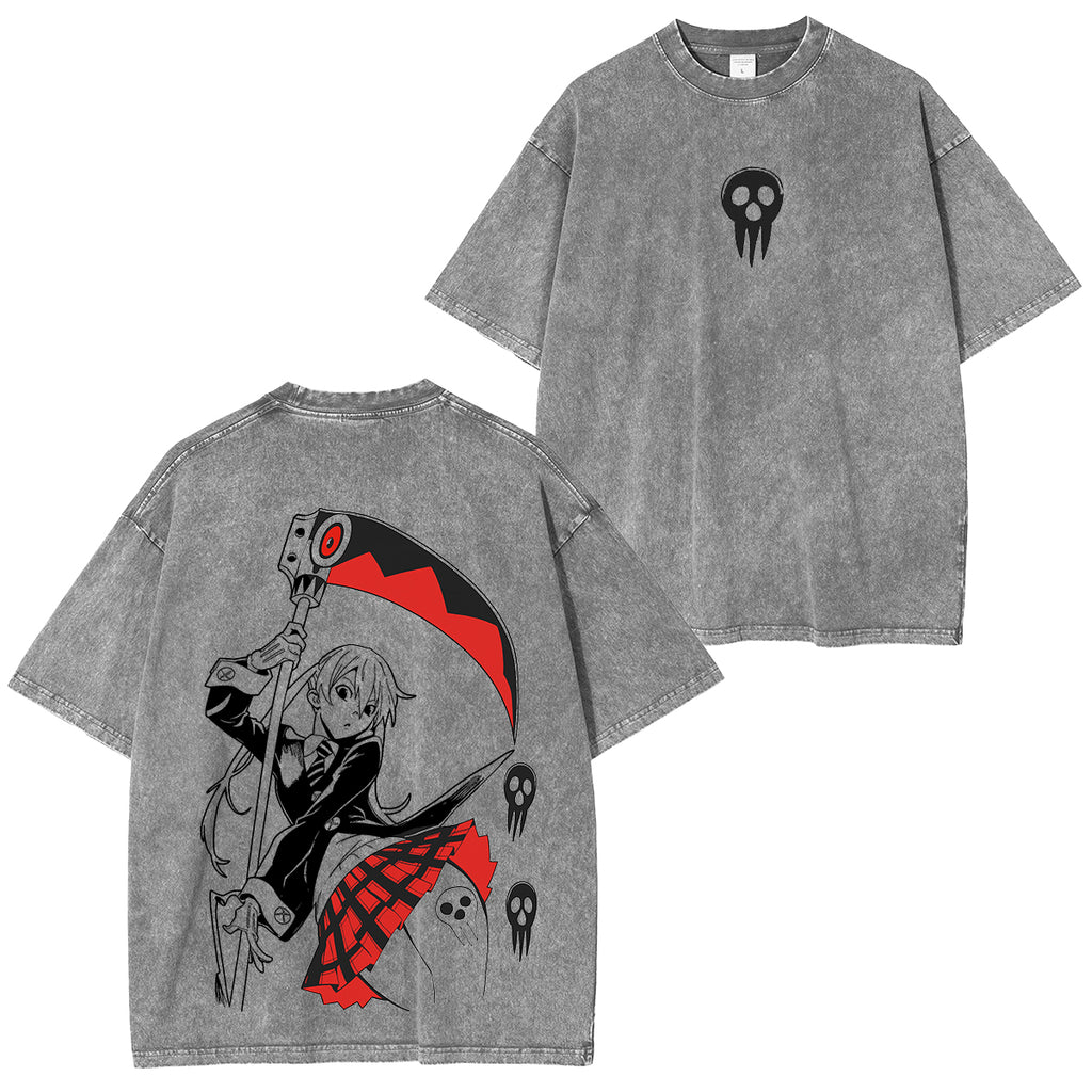 T-shirt d'anime Scythe Meister Énergie Maka Albarn