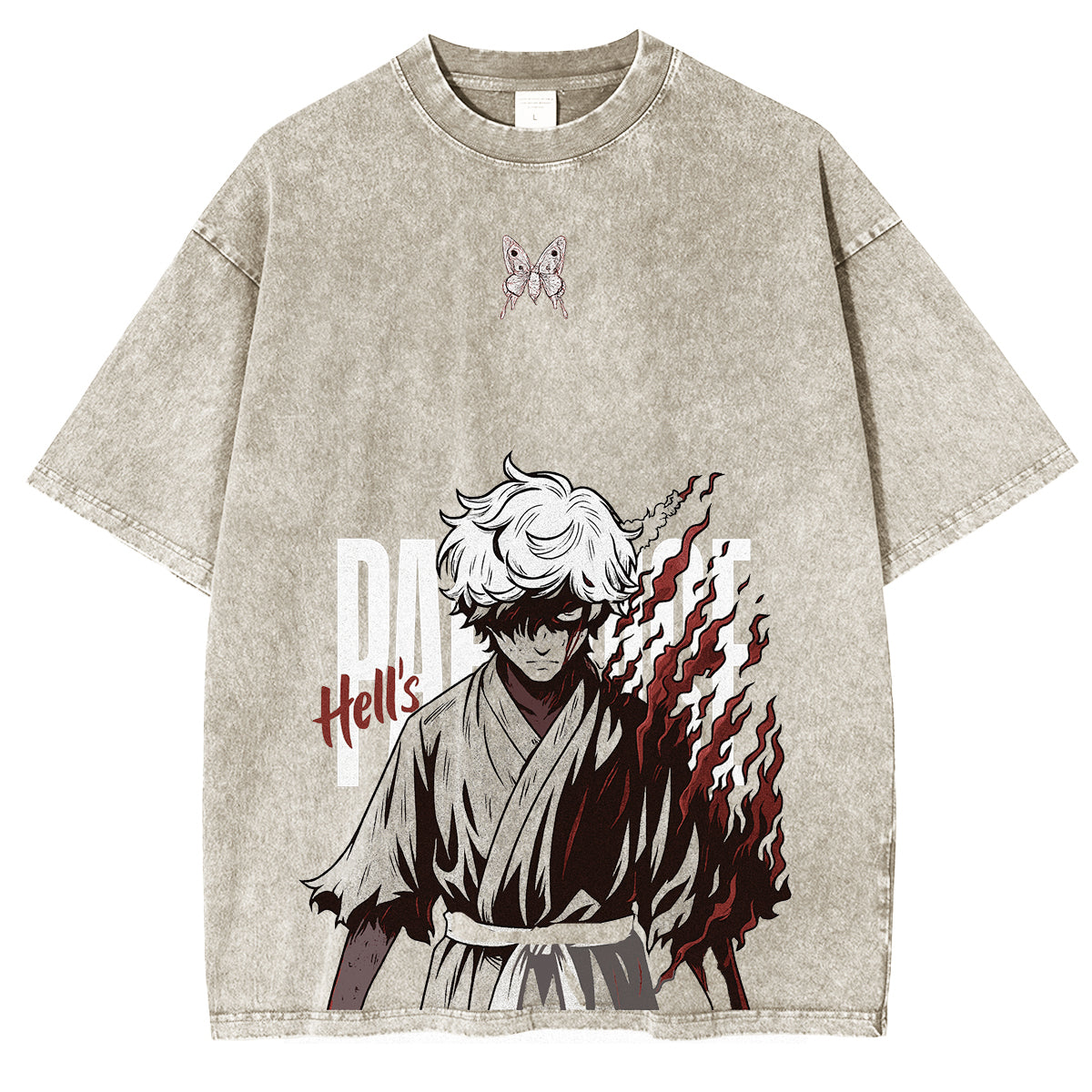 Zenitsa,Demon Slayer Unisex Washed T-Shirt