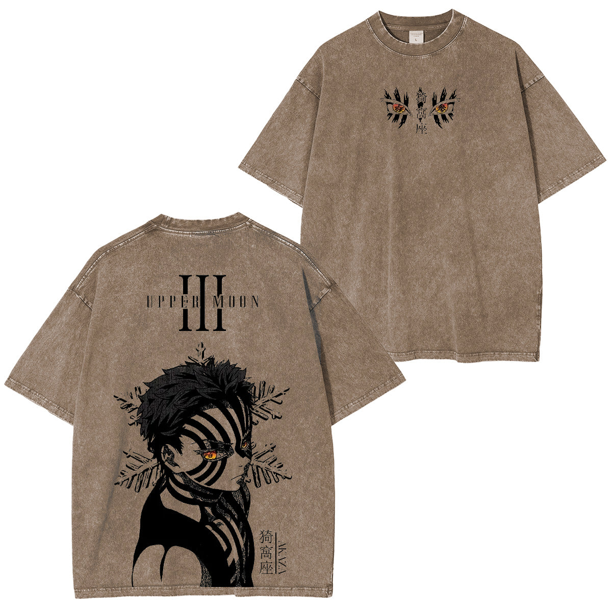 Akaza,Demon Slayer Vintage Tee