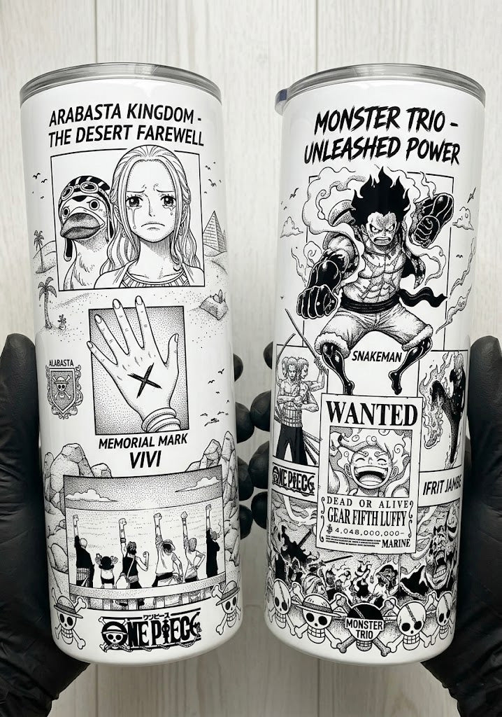 ONE PIECE Themed InsulatedTumblers - Arabasta &Monster Trio Collectible Cups