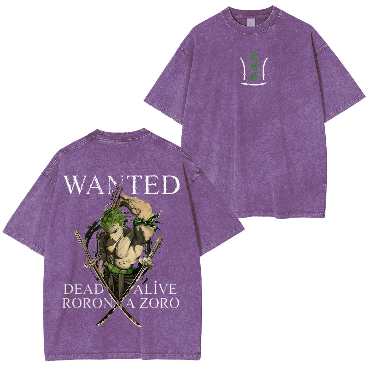 Roronoa Zoro One Piece Vintage T-shirt/Crewneck/Hoodie