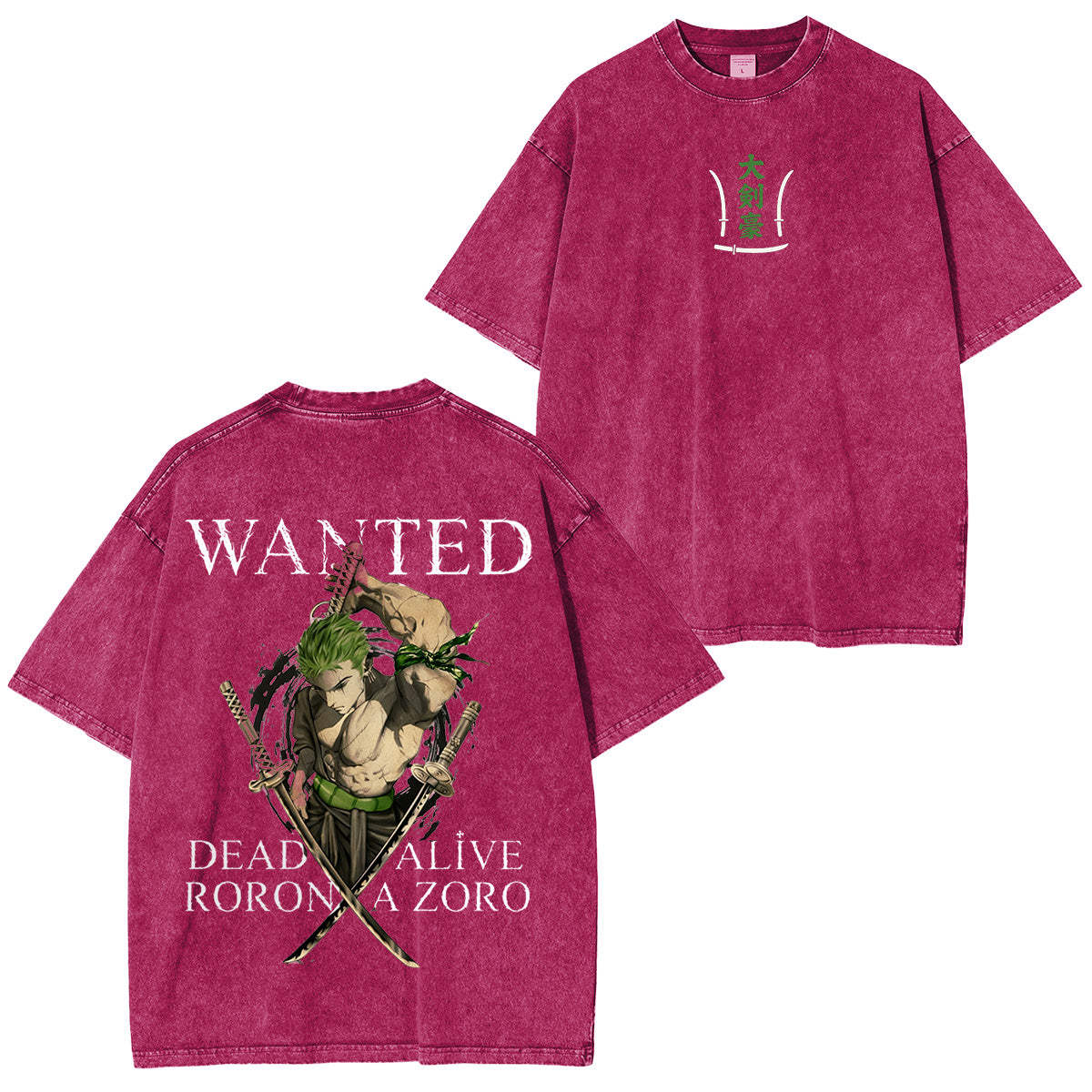 Roronoa Zoro One Piece Vintage T-shirt/Crewneck/Hoodie