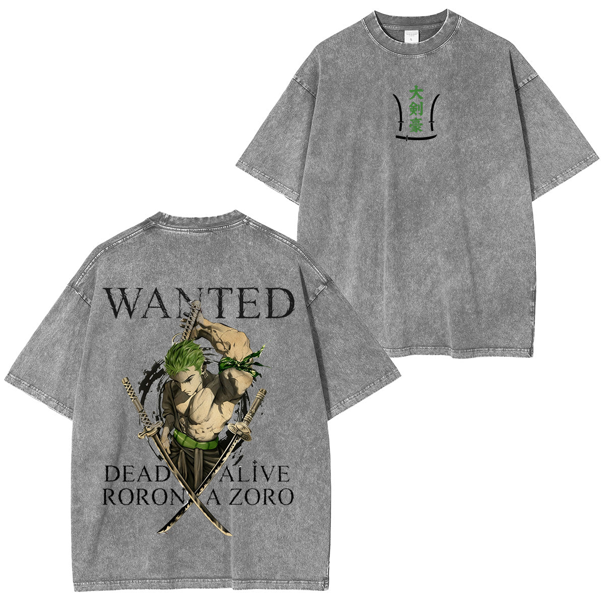 Roronoa Zoro One Piece Vintage T-shirt/Crewneck/Hoodie