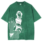 BLEACH-Camiseta vintage de los 90 de Rukia Kuchiki