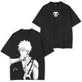Camiseta unisex desteñida Bleach
