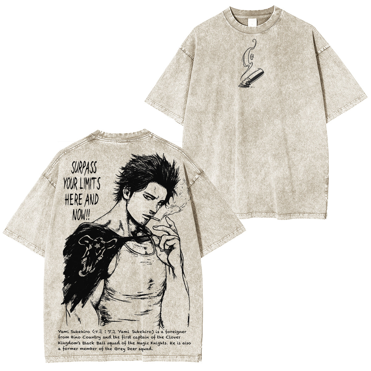 T-shirt Anime Yamisukehiro Black Clover