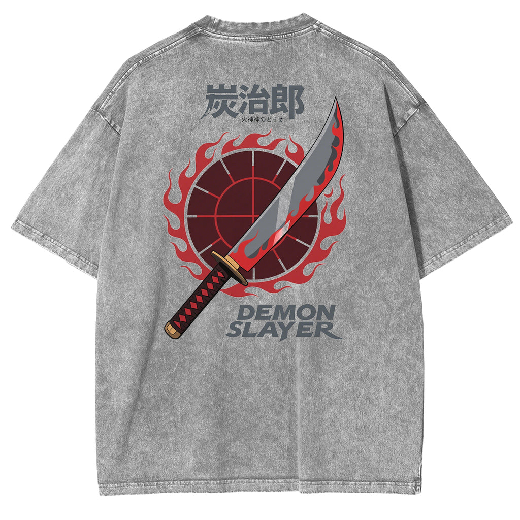 Camisa de anime de Tanjiro Kamado, Demonslayer