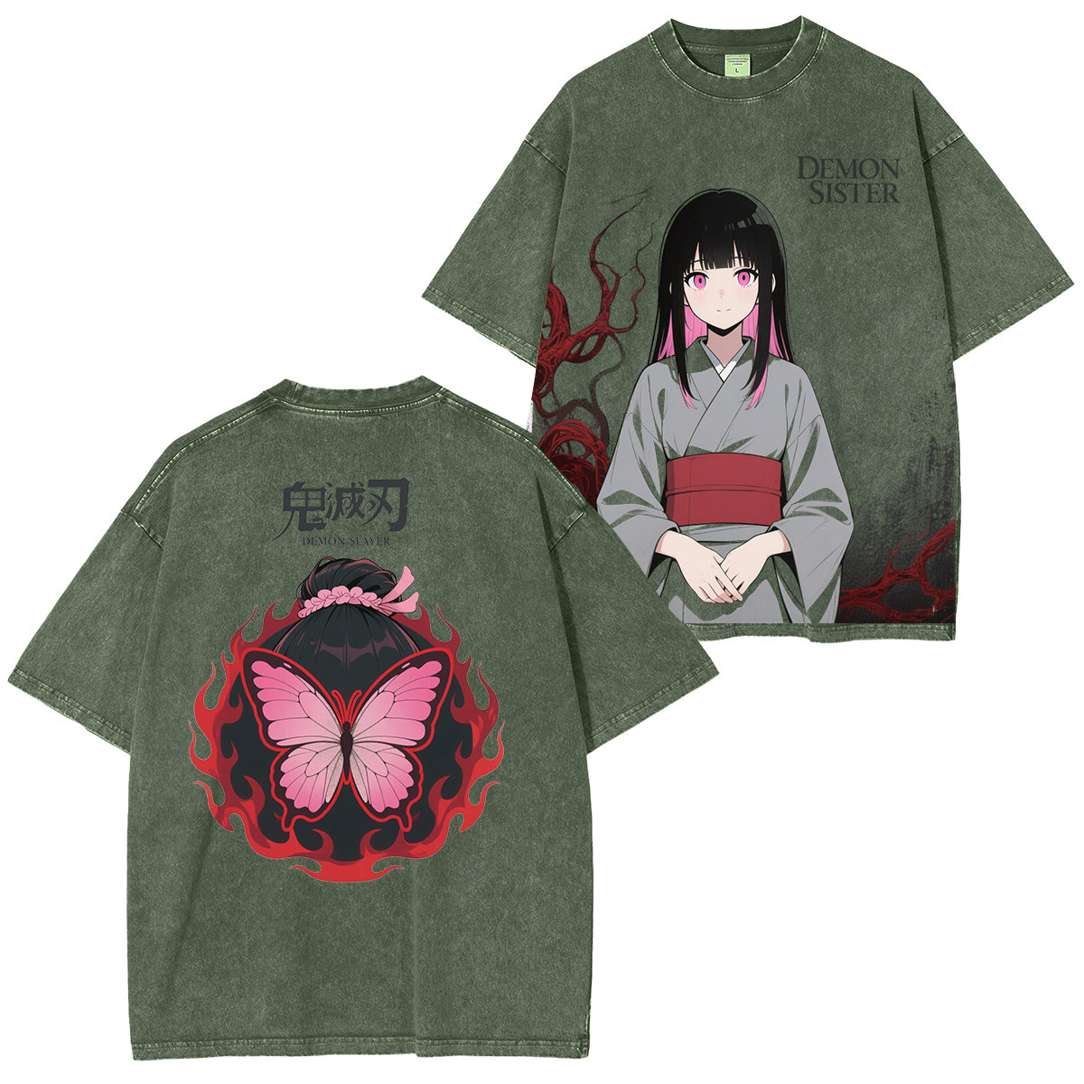 Camiseta de anime de Demon Slayer de Nezuko Kamado
