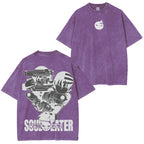 Camiseta unisex desgastada a juego de Soul Eater