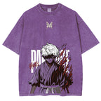 T-shirt unisexe délavé Zenitsa, Demon Slayer