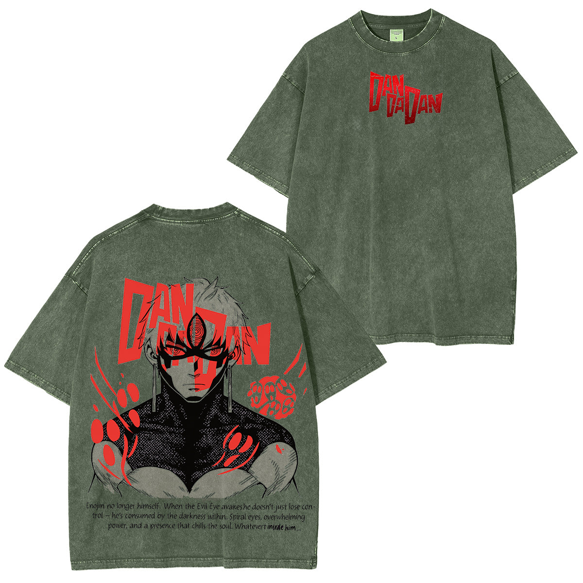 Camiseta lavada unisex Dandadan