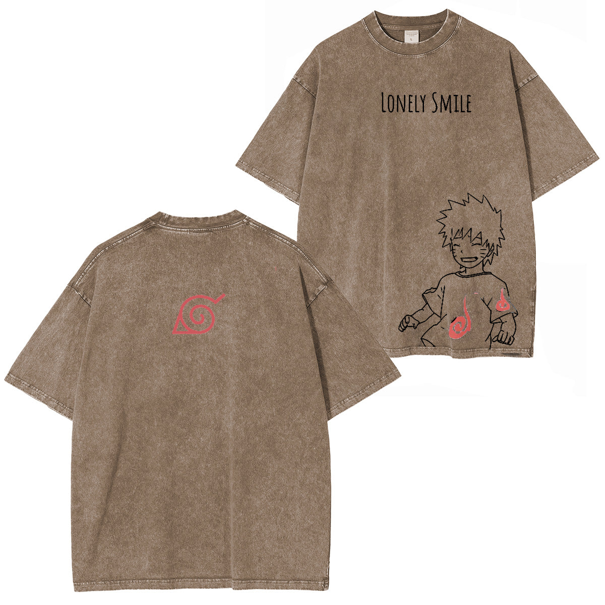 Naruto Vintage Oversize Tee