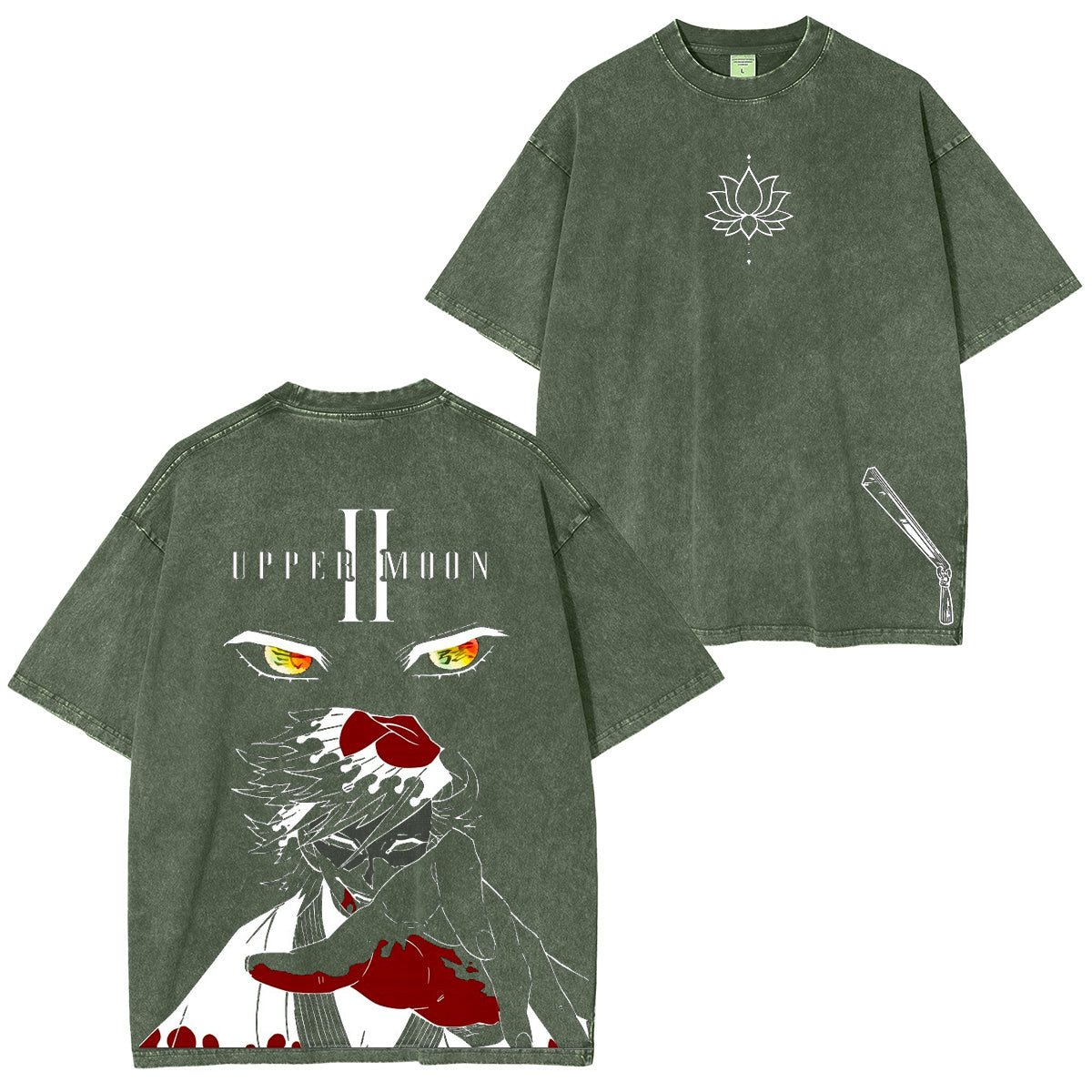Camiseta Vintage de Demon Slayer, Aska
