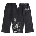 Akaza,Demon Slayer  Unisex Washed Pants