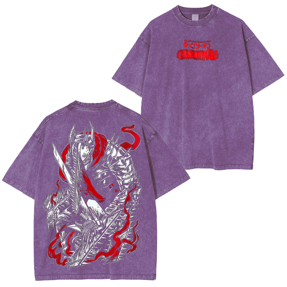 Camiseta vintage de Chainsaw Man