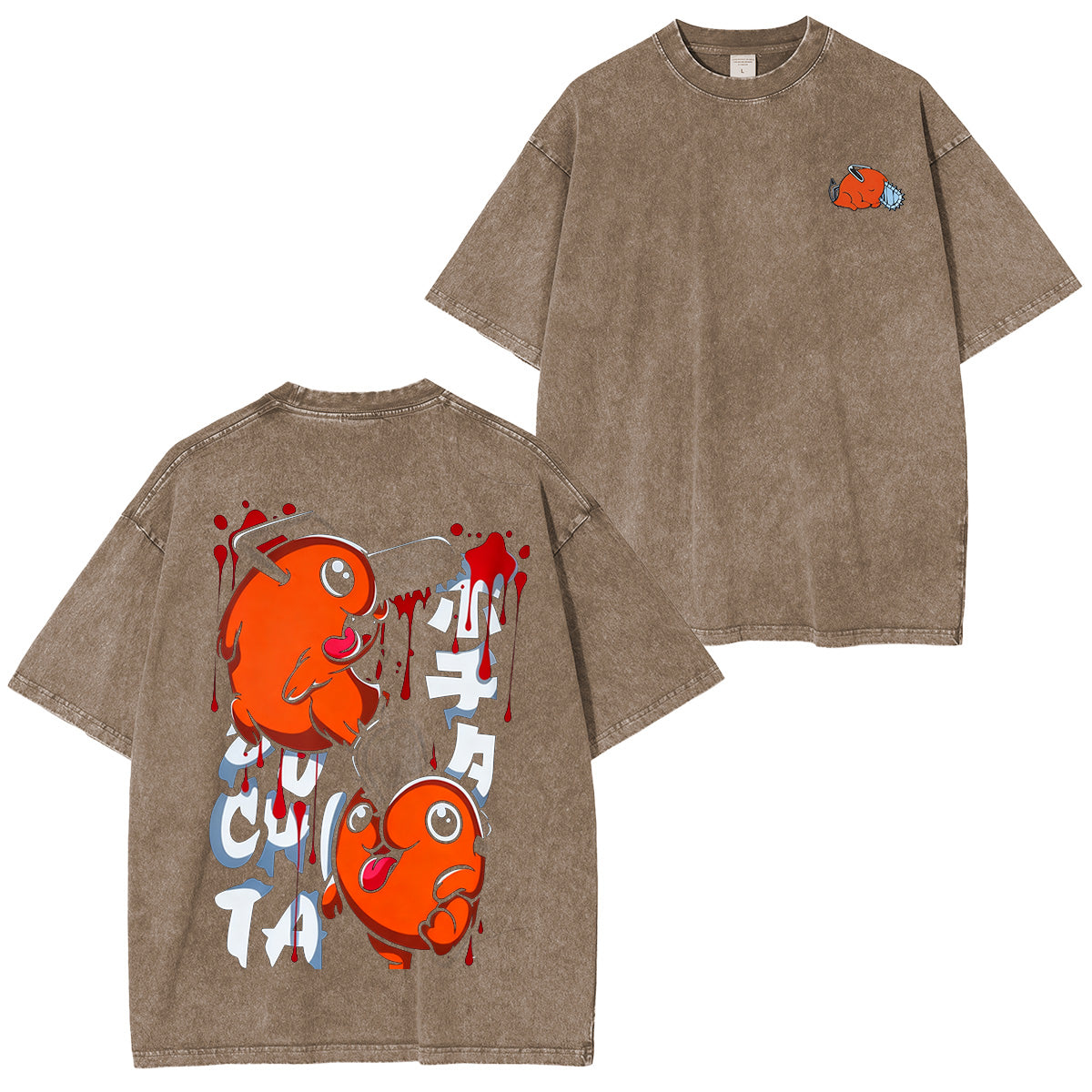 Camiseta vintage de Chainsaw Man