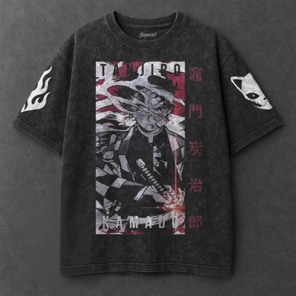 Demon Slayer: Kimetsu no Yaiba Retro Anime Tee