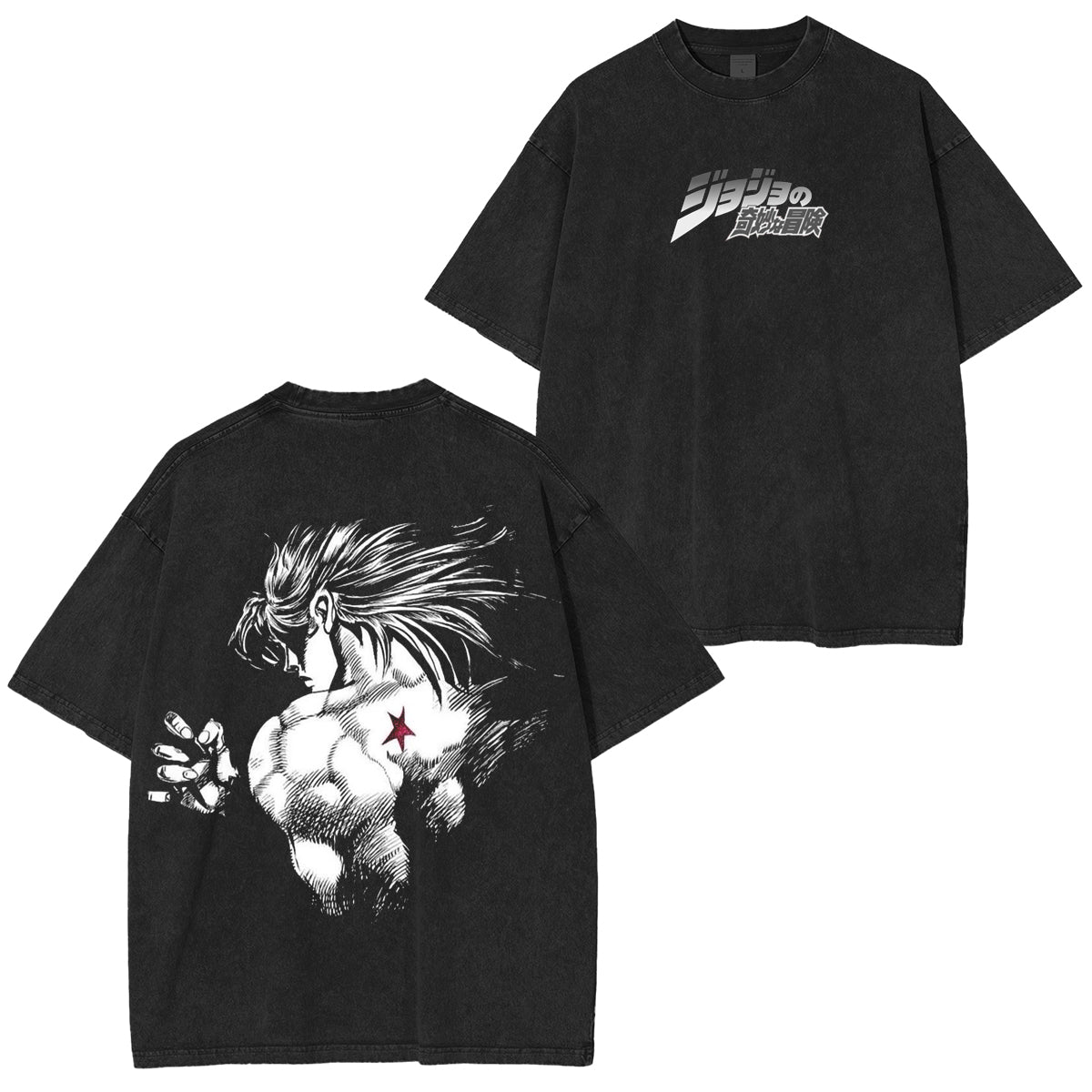 JoJo’s Bizarre Adventure Anime Washed T-shirt