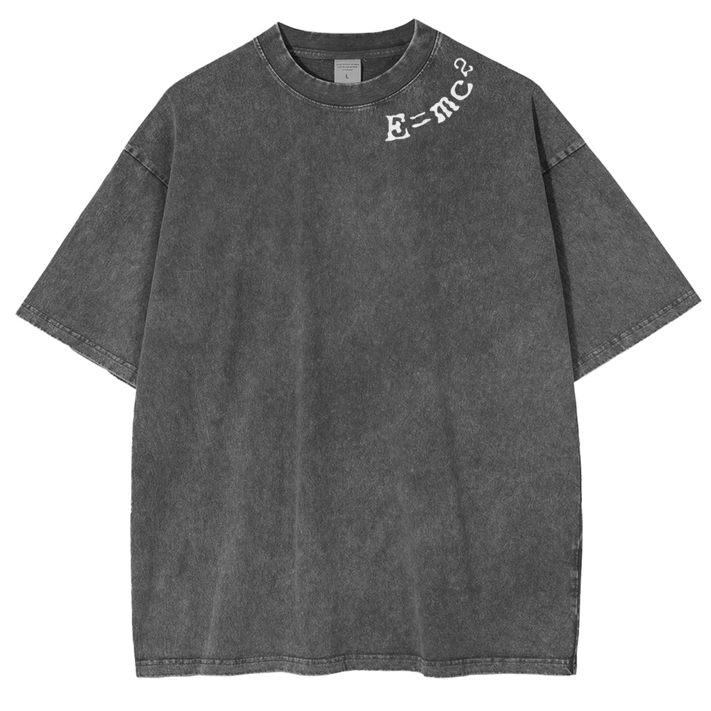 Camiseta de anime vintage lavada Senku Ishigami