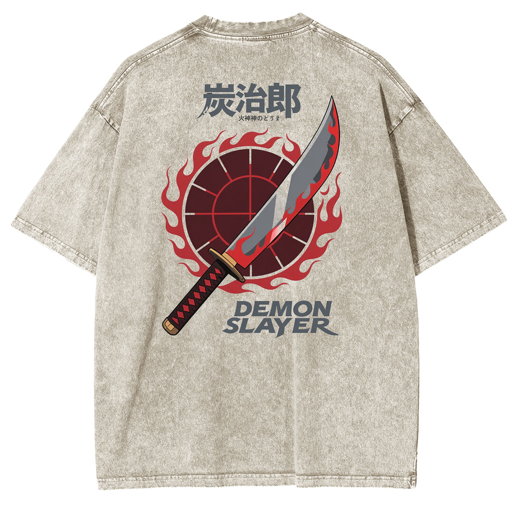 Camisa de anime de Tanjiro Kamado, Demonslayer